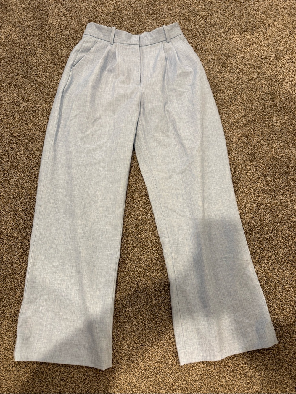 Abercrombie & Fitch Light curve love Blue trouser pant